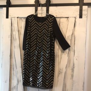 Worn Twice | Eloquii Sequin / Ponte Dress